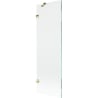 Mexen Lunar Badewannenabtrennung 1-flügelig 60 x 150 cm, transparent, gold - 897-060-000-50-00
