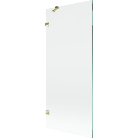Mexen Lunar Duschwand 1-flügelig 80 x 150 cm, transparent, gold - 897-080-000-50-00