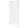 Mexen Lunar Duschwand 1-flügelig 80 x 150 cm, transparent, gold - 897-080-000-50-00