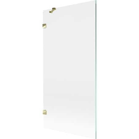 Mexen Lunar Badewannenfaltwand 1-flügelig 90 x 150 cm, transparent, golden - 897-090-000-50-00