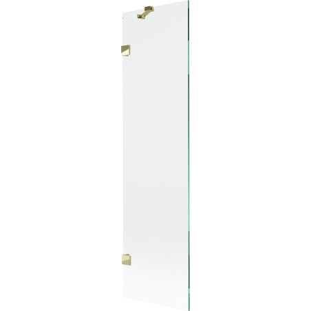 Mexen Lunar Duschabtrennung 1-flügelig 50 x 150 cm, transparent, gold - 897-050-000-50-00