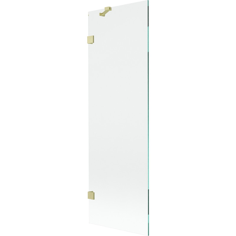 Mexen Lunar Duschabtrennung 1-flügelig 60 x 150 cm, transparent, gold gebürstet - 897-060-000-55-00