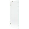 Mexen Lunar Duschwand 1-flügelig 70 x 150 cm, transparent, gebürstetes Gold - 897-070-000-55-00