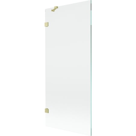 Mexen Lunar Badewannenfaltwand 1-flügelig 80 x 150 cm, transparent, gold gebürstet - 897-080-000-55-00