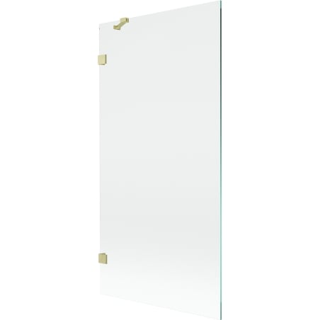 Mexen Lunar Duschabtrennung 1-flügelig 90 x 150 cm, transparent, gebürstetes Gold - 897-090-000-55-00