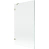 Mexen Lunar Duschabtrennung 1-flügelig 100 x 150 cm, transparent, gebürstetes Gold - 897-100-000-55-00