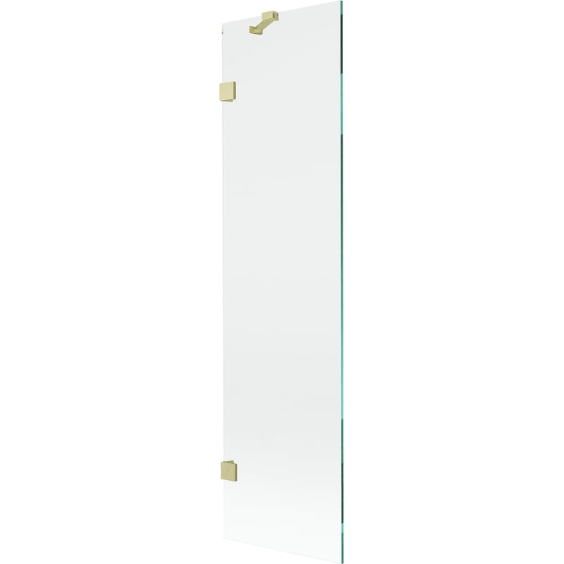Mexen Lunar Badewannen-Wand 1-flügelig 50 x 150 cm, transparent, gebürstetes Gold - 897-050-000-55-00