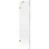 Mexen Lunar Badewannen-Wand 1-flügelig 50 x 150 cm, transparent, gebürstetes Gold - 897-050-000-55-00