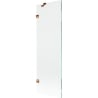 Mexen Lunar Wannenschirm 1-flügelig 60 x 150 cm, transparent, Roségold - 897-060-000-60-00