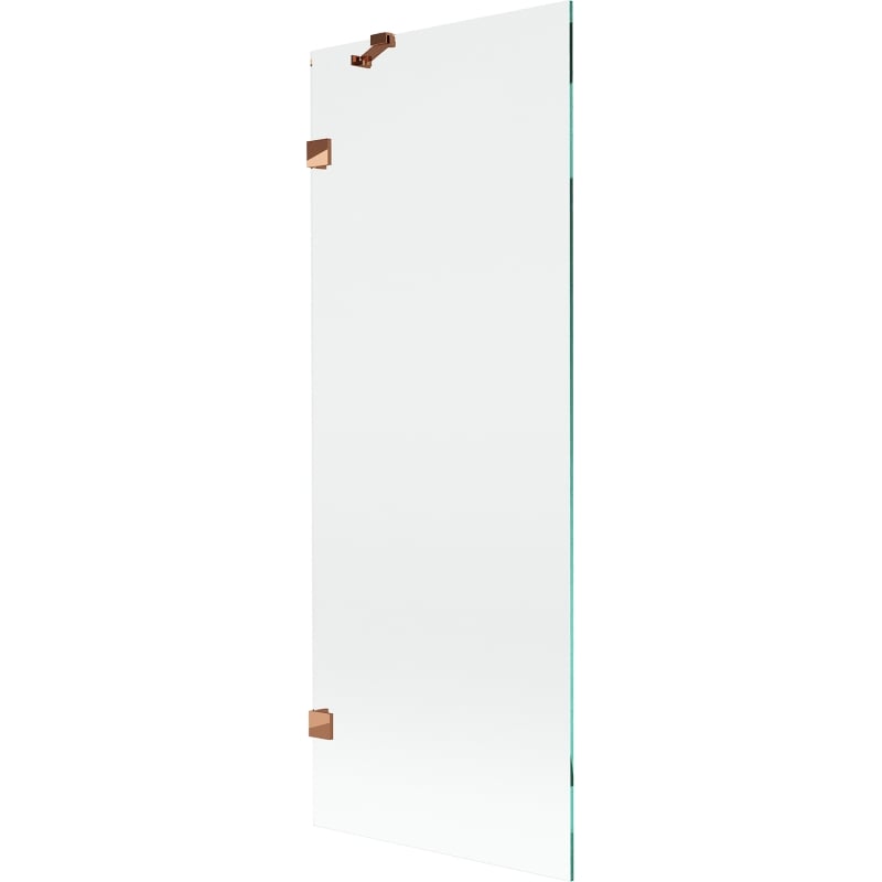 Mexen Lunar Duschabtrennung 1-flügelig 70 x 150 cm, transparent, Roségold - 897-070-000-60-00