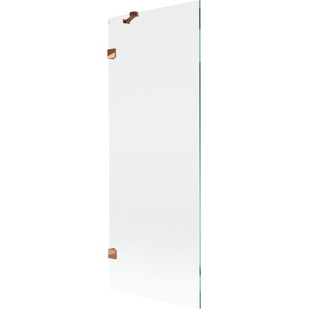 Mexen Lunar Duschabtrennung 1-flügelig 70 x 150 cm, transparent, Roségold - 897-070-000-60-00