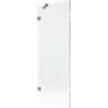 Mexen Lunar Duschabtrennung 1-flügelig 70 x 150 cm, transparent, Roségold - 897-070-000-60-00