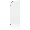 Mexen Lunar Badewannenabtrennung 1-flügelig 80 x 150 cm, transparent, Roségold - 897-080-000-60-00