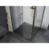 Mexen Apia Schiebeduschkabine 90 x 70 cm, transparent, gold - 840-090-070-50-00