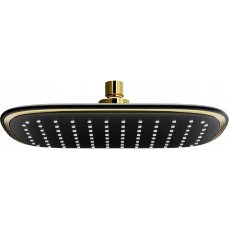 Mexen D-49 Regenduschkopf 25x19 cm, schwarz/gold - 79749-75
