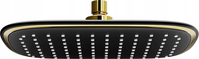 Mexen D-49 Regenduschkopf 25x19 cm, schwarz/gold - 79749-75