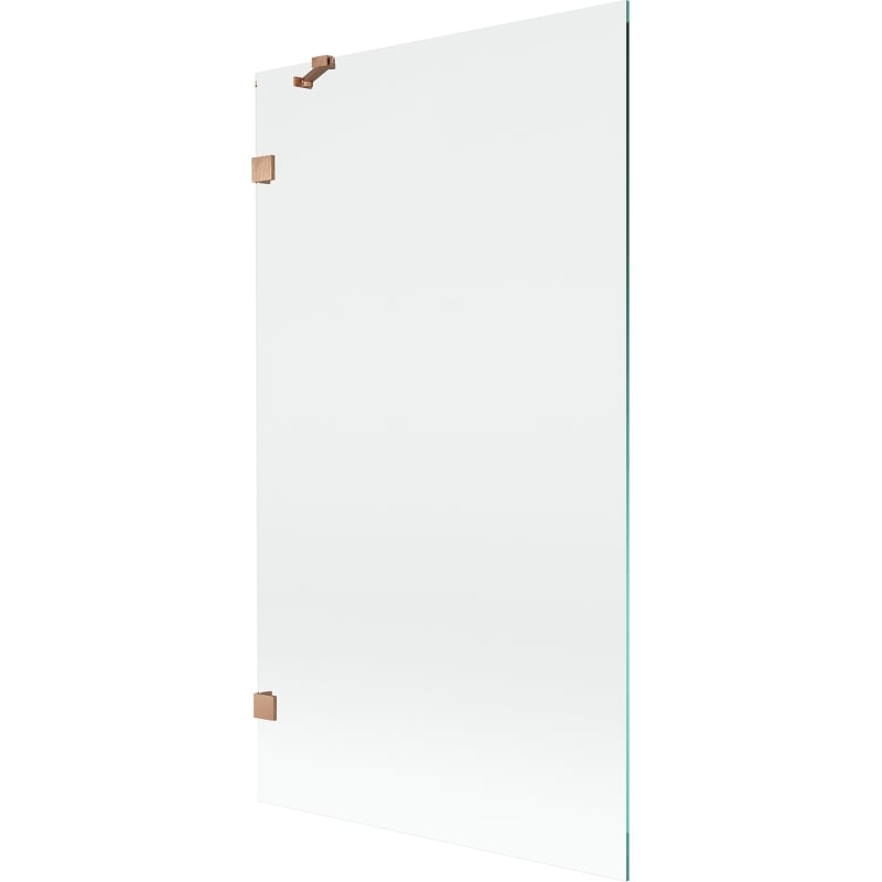 Mexen Lunar Duschwand 1-flügelig 100 x 150 cm, transparent, gebürstetes Kupfer - 897-100-000-65-00