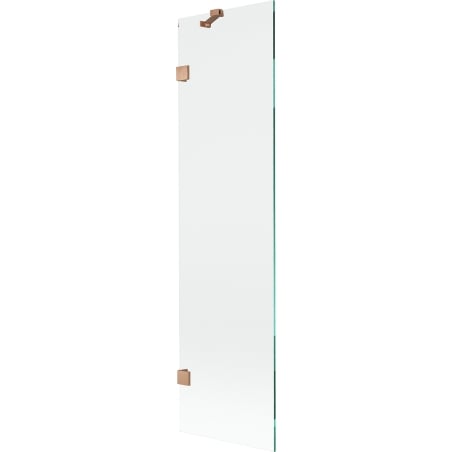 Mexen Lunar Duschwand 1-flügelig 50 x 150 cm, transparent, gebürstetes Kupfer - 897-050-000-65-00