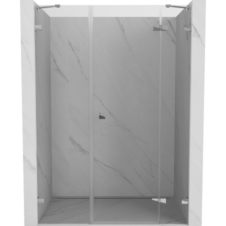 Mexen Lunar Duschschwingtür rechts 155 cm, transparent, Chrom - 834S-155-050-01-00-P