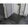 Mexen Apia Schiebeduschkabine 90 x 90 cm, transparent, gold - 840-090-090-50-00