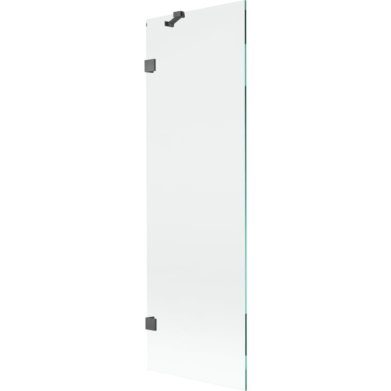 Mexen Lunar Badefaltwand 1-flügelig 60 x 150 cm, transparent, gebürstet Gun Gray - 897-060-000-66-00