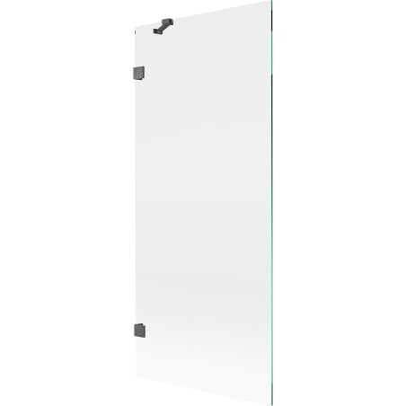 Mexen Lunar Duschtrennwand, 1-flüglig 80 x 150 cm, transparent, gebürstetes Gun Gray - 897-080-000-66-00