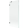 Mexen Lunar Duschtrennwand, 1-flüglig 80 x 150 cm, transparent, gebürstetes Gun Gray - 897-080-000-66-00