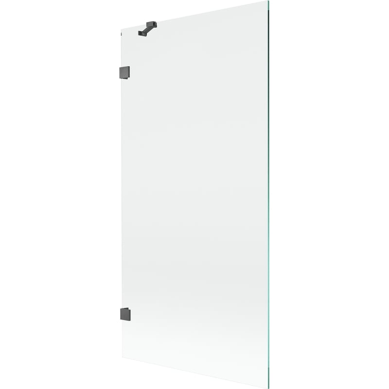 Mexen Lunar Duschwand 1-flügelig 90 x 150 cm, transparent, gebürstetes Gun Grau - 897-090-000-66-00