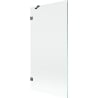 Mexen Lunar Duschwand 1-flügelig 90 x 150 cm, transparent, gebürstetes Gun Grau - 897-090-000-66-00
