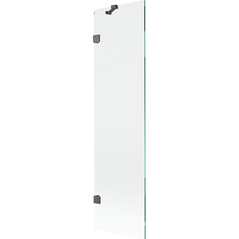 Mexen Lunar Duschabtrennung 1-flügelig 50 x 150 cm, transparent, gebürstetes Gun Gray - 897-050-000-66-00