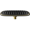 Mexen D-49 Regenduschkopf 25x19 cm, schwarz/gold - 79749-75