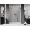 Mexen Lunar L Duschkabine links angeschlagen 120 cm, transparent, Roségold - 834SL-120-050-60-00-L
