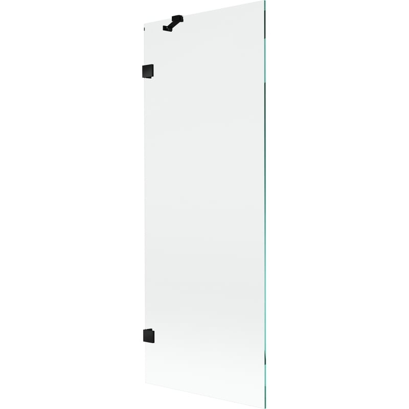 Mexen Lunar Badewannen-Panel 1-flügelig 70 x 150 cm, transparent, schwarz - 897-070-000-70-00