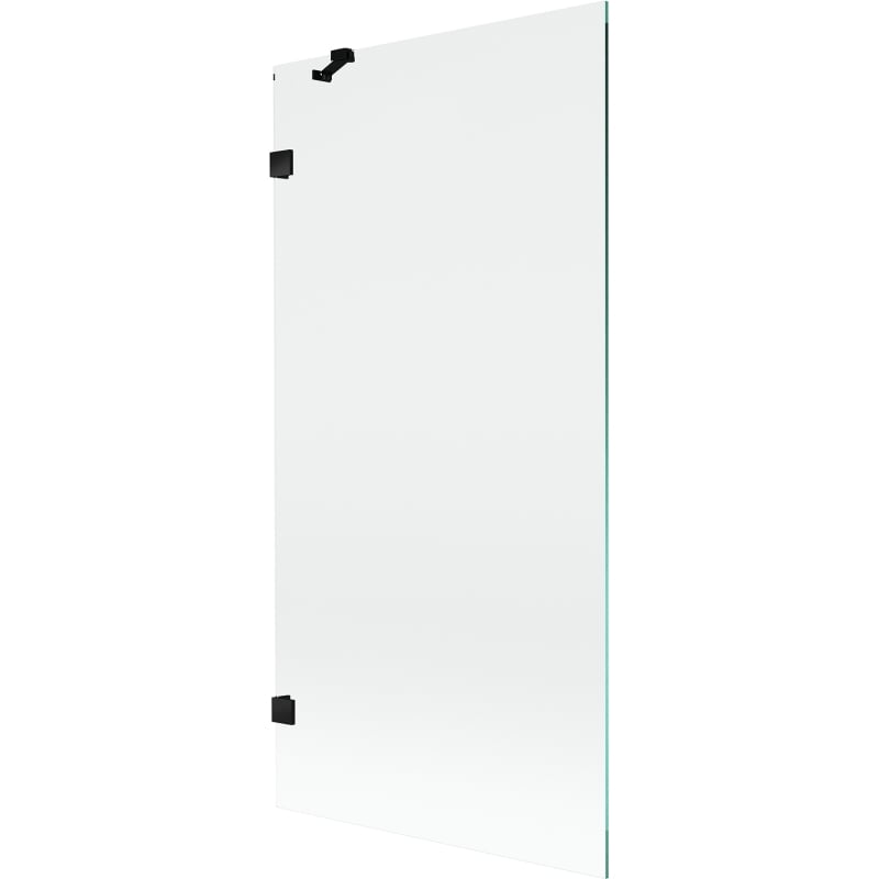 Mexen Lunar einteilige Duschabtrennung 90 x 150 cm, transparent, schwarz - 897-090-000-70-00