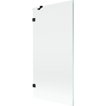 Mexen Lunar einteilige Duschabtrennung 90 x 150 cm, transparent, schwarz - 897-090-000-70-00