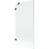Mexen Lunar einteilige Duschabtrennung 90 x 150 cm, transparent, schwarz - 897-090-000-70-00