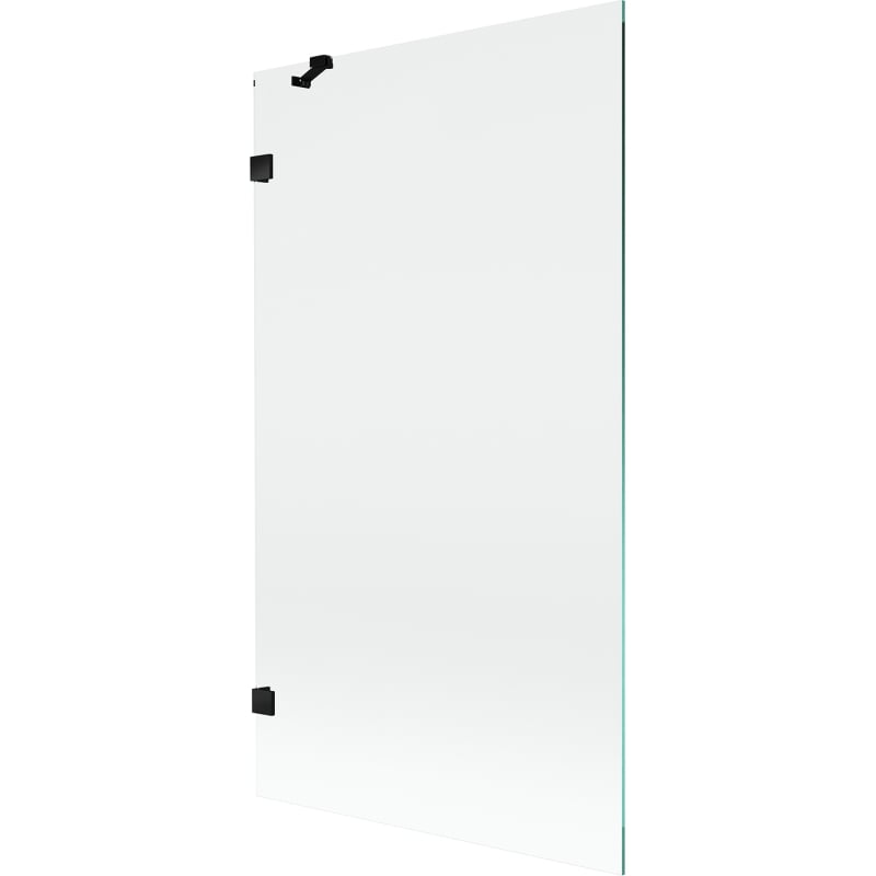 Mexen Lunar Duschwand 1-flügelig 100 x 150 cm, transparent, schwarz - 897-100-000-70-00