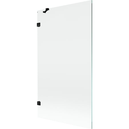 Mexen Lunar Duschwand 1-flügelig 100 x 150 cm, transparent, schwarz - 897-100-000-70-00