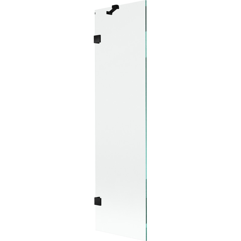 Mexen Lunar Duschabtrennung 1-flügelig 50 x 150 cm, transparent, schwarz - 897-050-000-70-00