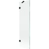 Mexen Lunar Duschabtrennung 1-flügelig 50 x 150 cm, transparent, schwarz - 897-050-000-70-00