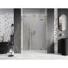Mexen Lunar Duschdrehtür rechts 125 cm, transparent, gold - 834S-125-050-50-00-P