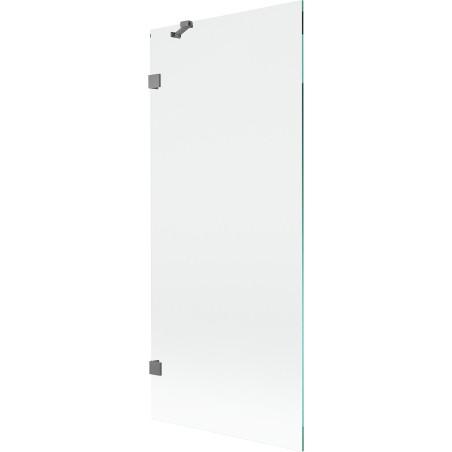 Mexen Lunar Duschabtrennung 1-flügelig 80 x 150 cm, transparent, gun metal - 897-080-000-95-00