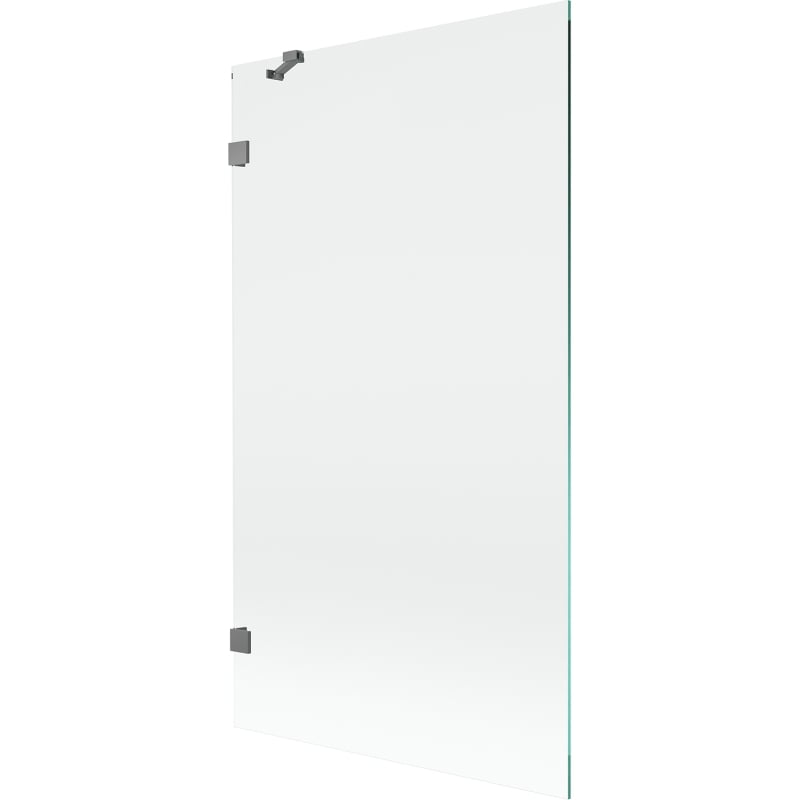 Mexen Lunar Duschabtrennung 1-flügelig 100 x 150 cm, transparent, Gun Metal - 897-100-000-95-00