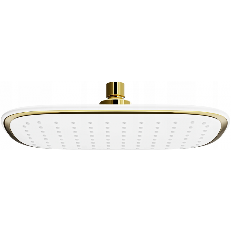 Mexen D-49 Regendusche 25x19 cm, weiß/gold - 79749-25