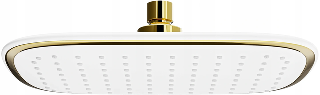 Mexen D-49 Regendusche 25x19 cm, weiß/gold - 79749-25