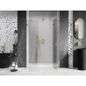 Mexen Lunar Duschflügeltür rechts 155 cm, transparent, gold - 834S-155-050-50-00-P
