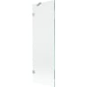 Mexen Lunar Badewannenabtrennung 1-flügelig 60 x 150 cm, transparent, gebürsteter Nickel - 897-060-000-97-00