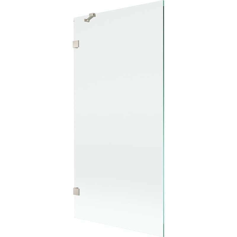 Mexen Lunar Duschwand 1-flügelig 90 x 150 cm, transparent, gebürsteter Nickel - 897-090-000-97-00