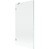 Mexen Lunar Duschwand 1-flügelig 90 x 150 cm, transparent, gebürsteter Nickel - 897-090-000-97-00