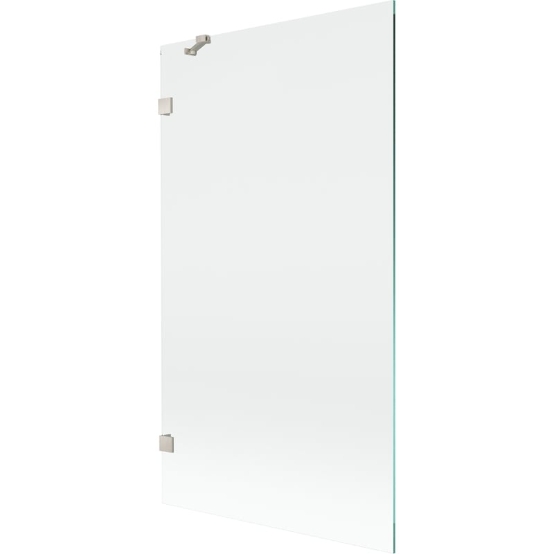 Mexen Lunar Duschabtrennung 1-flügelig 100 x 150 cm, transparent, gebürstetes Nickel - 897-100-000-97-00